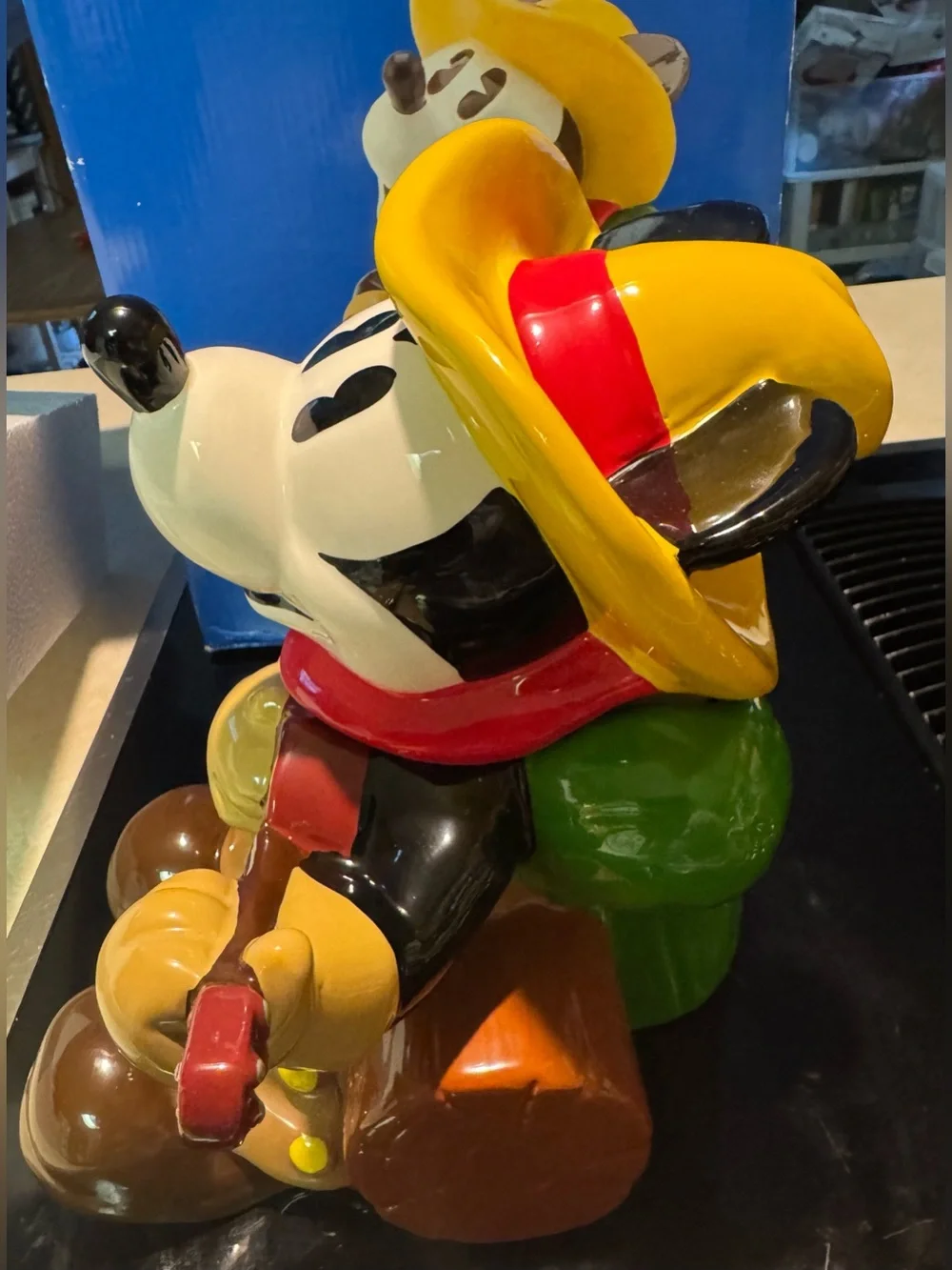 Disney cowboy cookie jar by Zak NIB